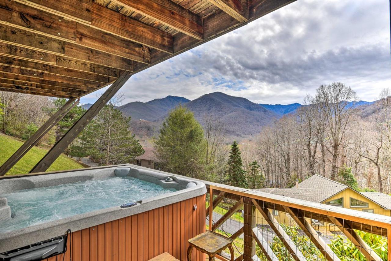 Best Location - Maggie Valley Cabin With Hot Tub! Екстериор снимка